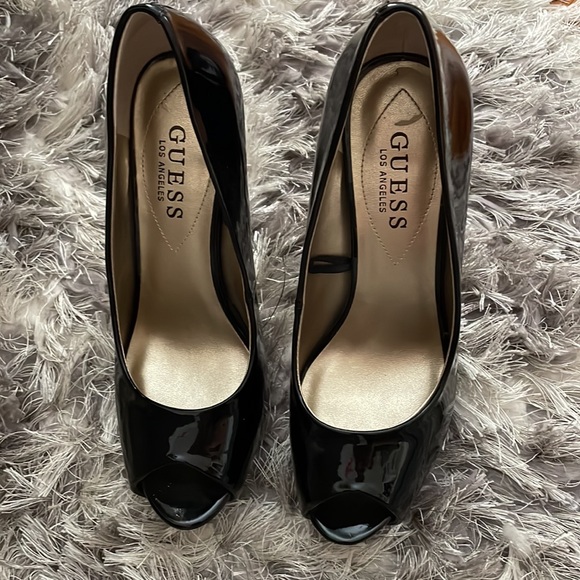 Guess Peep Toe Platform Heels - Picture 2 of 5